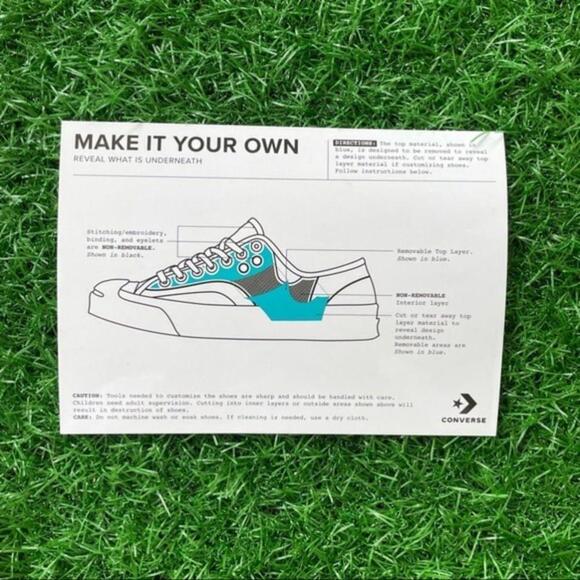 Converse Jack Purcell Ox White Make It Your Own - Picture 10 of 10